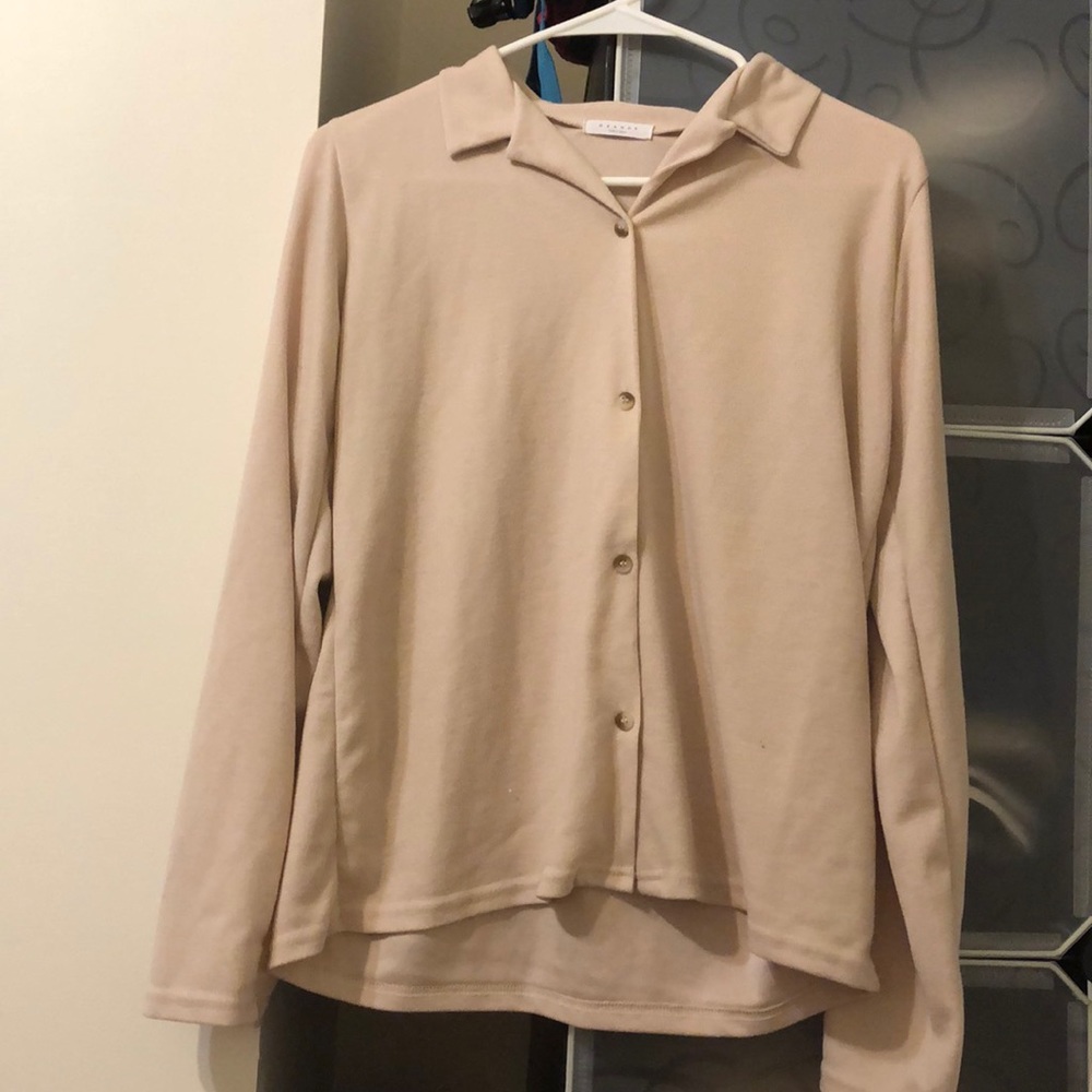 Korean style long sleeve dress shirt
